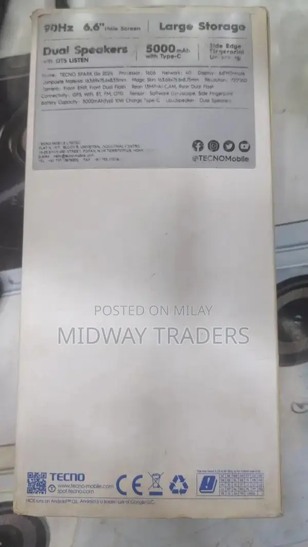 Tecno spark go 2024