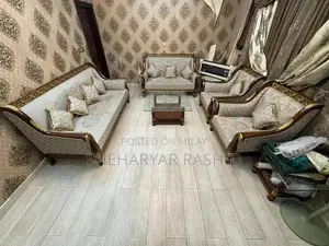 Photo - 7 Seater Sofa Set with Table Set for Drawing Room