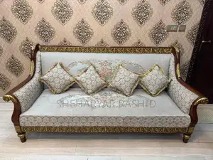 7 Seater Sofa Set with Table Set for Drawing Room