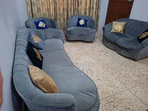 7 seater sofa set sea green colour