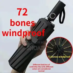 Photo - 72 bone large size super strong windproof automatic folding