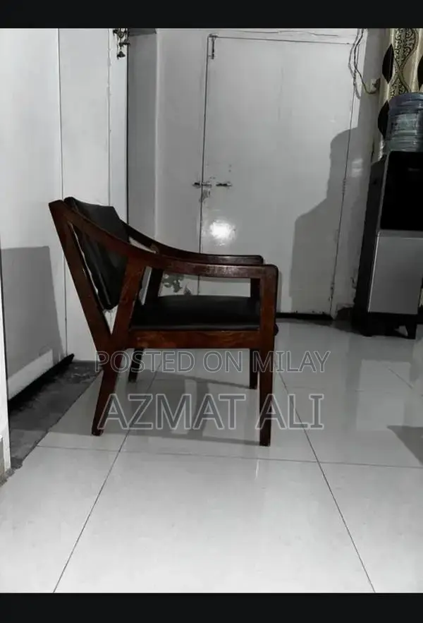 L shape sofa, 4 piece chair set, three piece table set and standing m