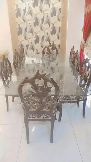 Dining table with chairs