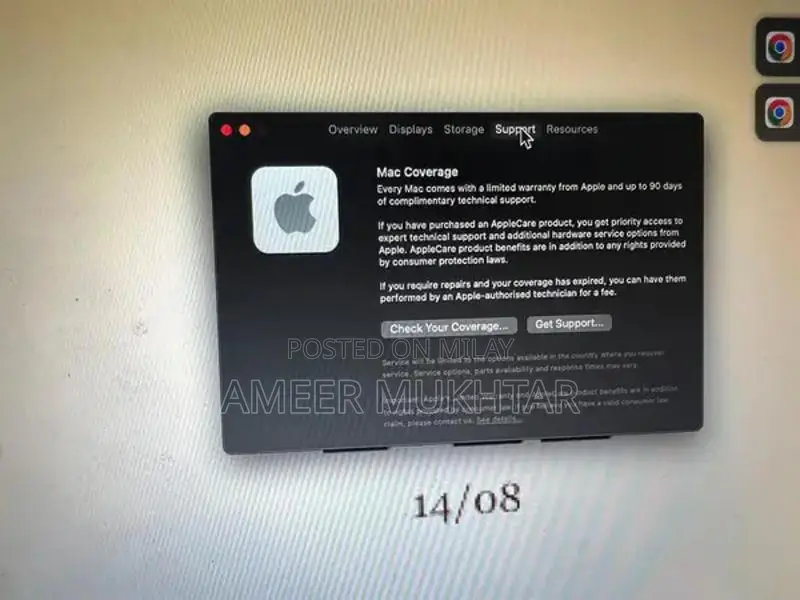 mackbook air 2017 model 10/10 condition