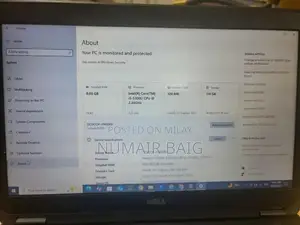 Dell 39600RR Core i5- 5th generation