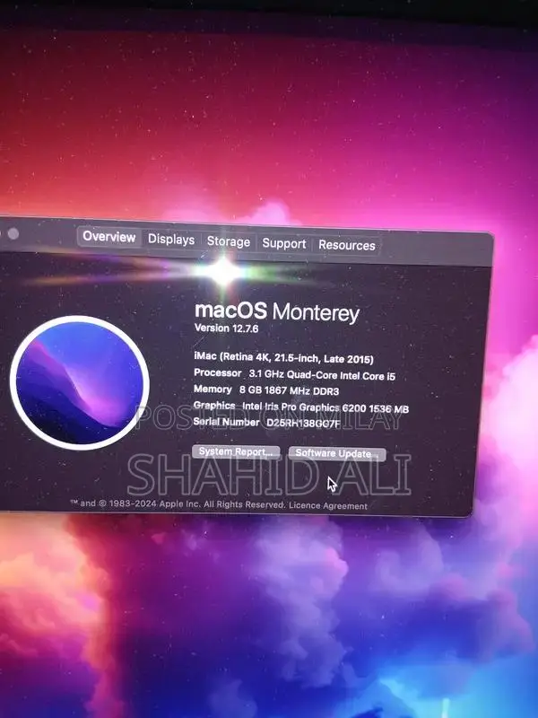 Apple All in One  core 4k- i5-5th generation