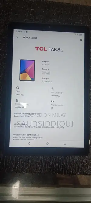 Photo - TCL TABLET MODEL9137W