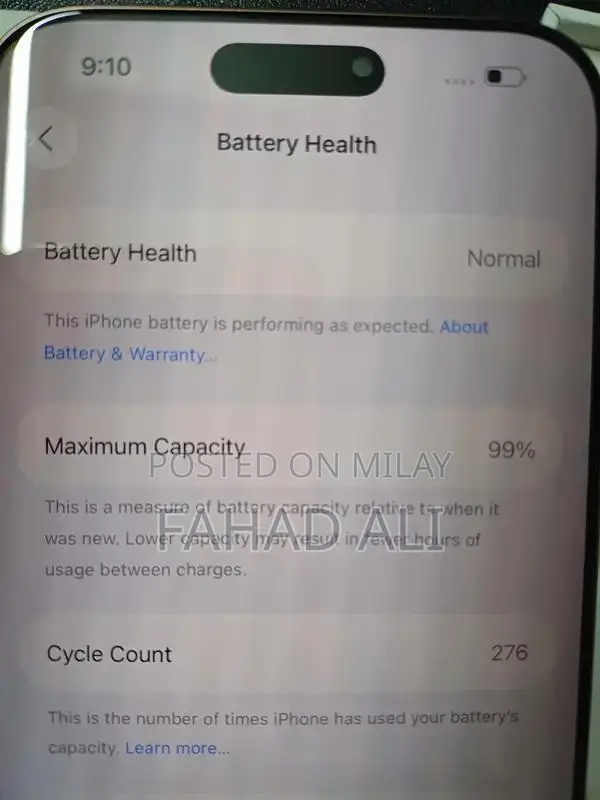 IPhone 16 Pro Max (PTA) 256gb