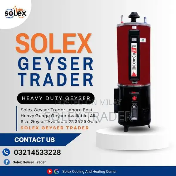 Lahore Geyser Center – Sale & Service by Solex Trader