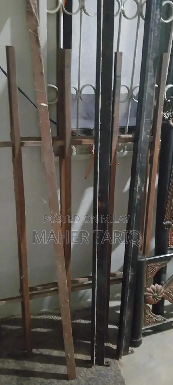 iron bed with matteresses