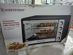 Deluxe convection rotisserie oven with kebab grill