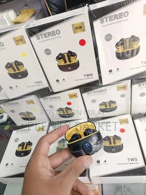 TWS Bluetooth Earbuds with Touch Control and Noise Reduction