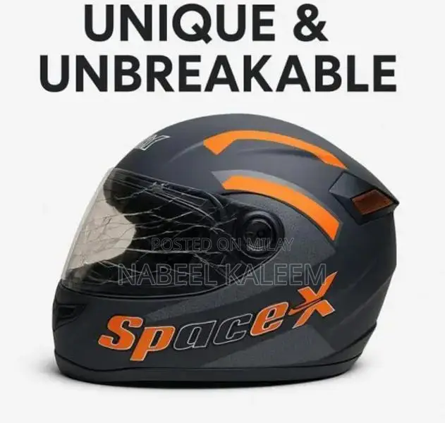 Space X Unbreakable ABS Bike Helmet - Medium Size Safety Gear