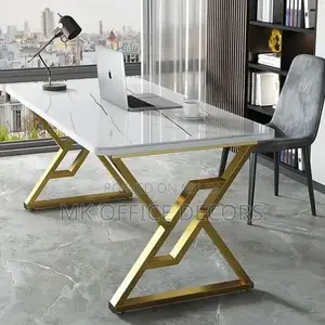 Photo - Modern Laptop & Study Desk with Strong Iron Frame