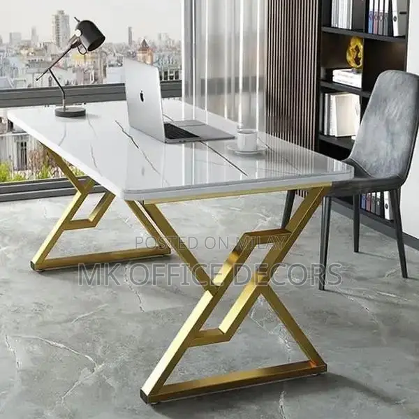 Modern Laptop & Study Desk with Strong Iron Frame