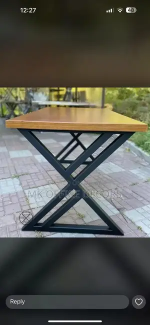 Modern Laptop & Study Desk with Strong Iron Frame