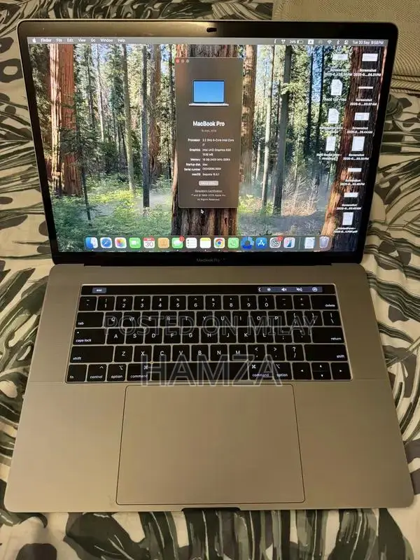 Macbook Pro 2018 15” 256gb 16gb