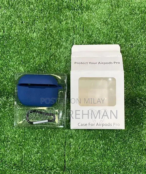 Protective Silicone Case for Airpods Pro with Hook and Pouch