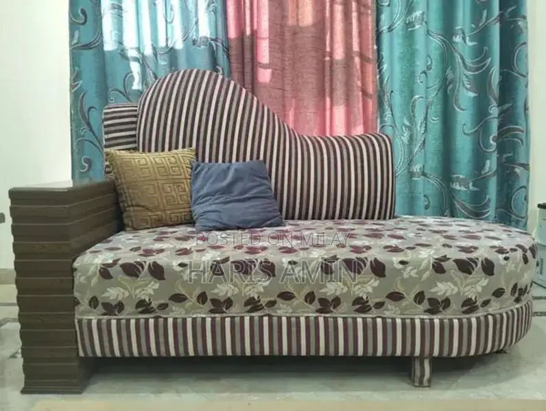 7-Seater Living Room Sofa Set with Coffee and Side Tables