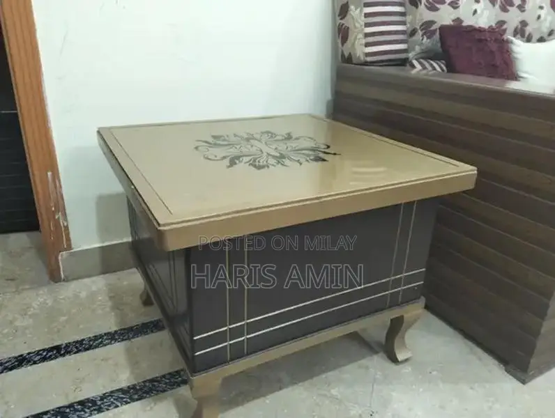 7-Seater Living Room Sofa Set with Coffee and Side Tables