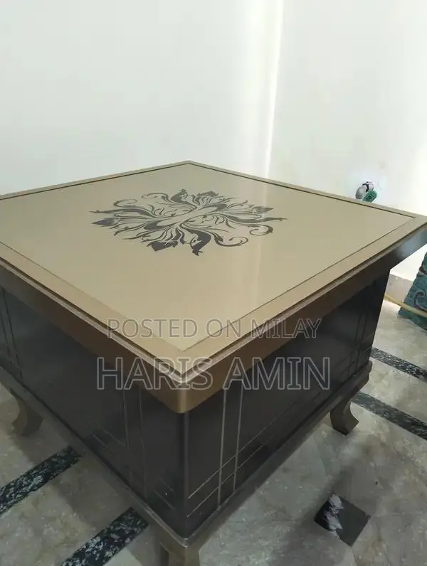 7-Seater Living Room Sofa Set with Coffee and Side Tables