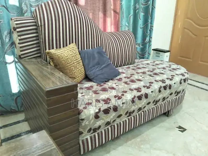 7-Seater Living Room Sofa Set with Coffee and Side Tables