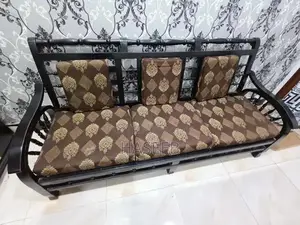 Photo - Pure Wood Handcrafted 5-Piece Sofa Living Room Set