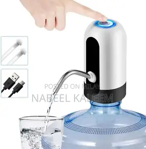 Photo - White 2-Piece ABS Plastic Water Dispenser Pump