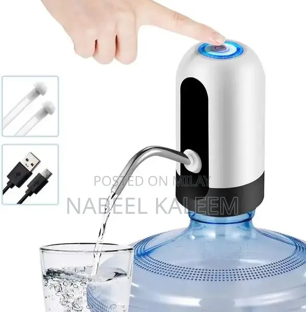 White 2-Piece ABS Plastic Water Dispenser Pump