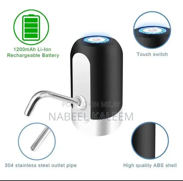 White 2-Piece ABS Plastic Water Dispenser Pump