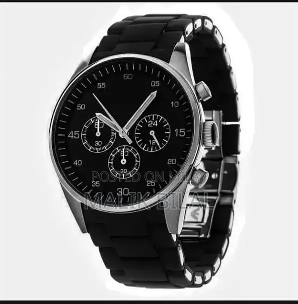 Men's Quartz Analog Watch - Water Resistant Stainless Steel Timepiece