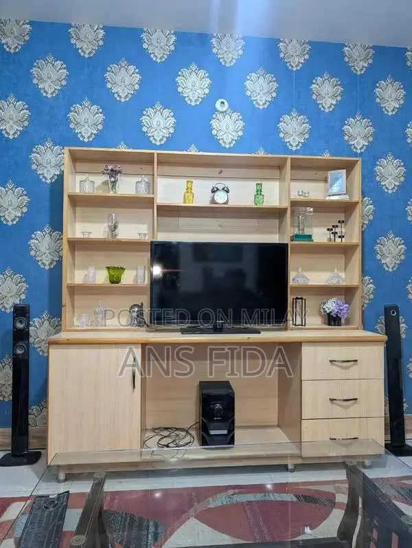 TV Console with storage  - Custom Made