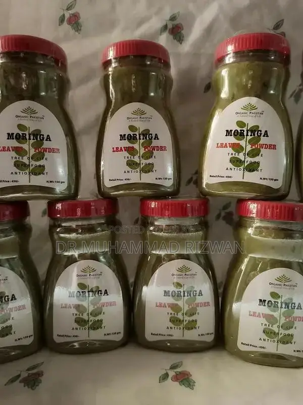 Pure Organic Moringa Supplement Wellness Capsules