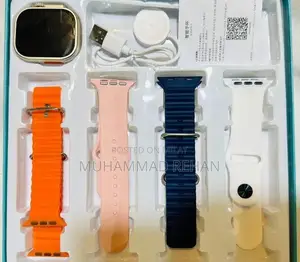 Smart Watch with 4 Interchangeable Straps, Full Touch HD Display