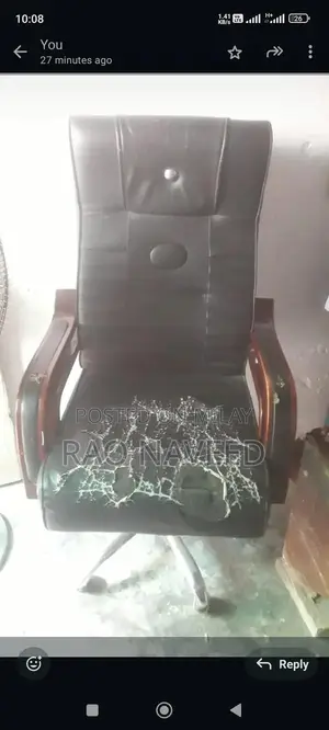 Photo - Office Furniture Set: Chair, Glass Table, and Sofa