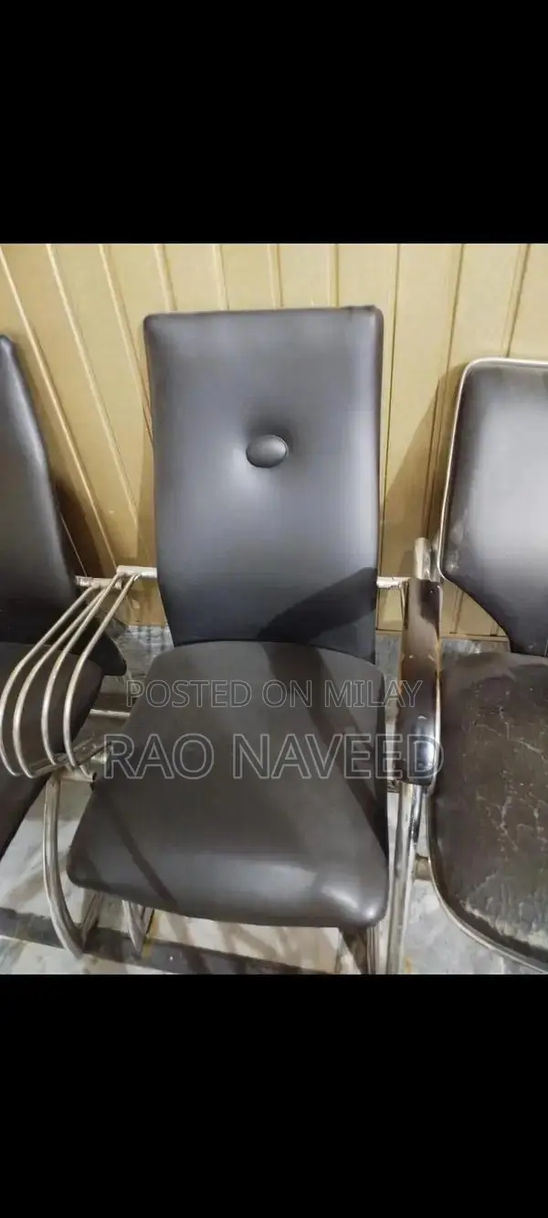 Office Furniture Set: Chair, Glass Table, and Sofa