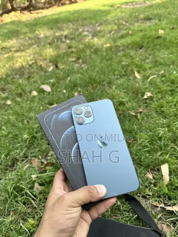 Apple iPhone 12 Pro Max 256GB Pacific Blue Unlocked Smartphone