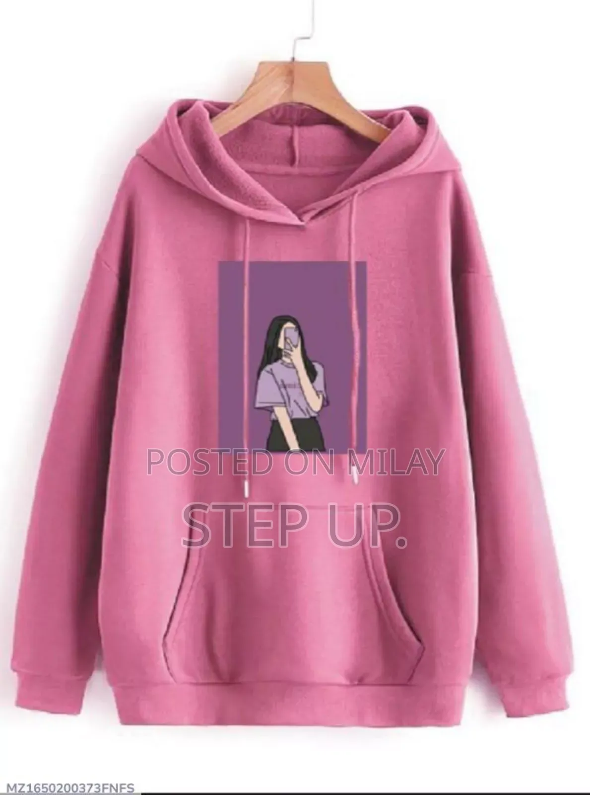 Women Stitched Felecee Printed Pull Over Hoodies