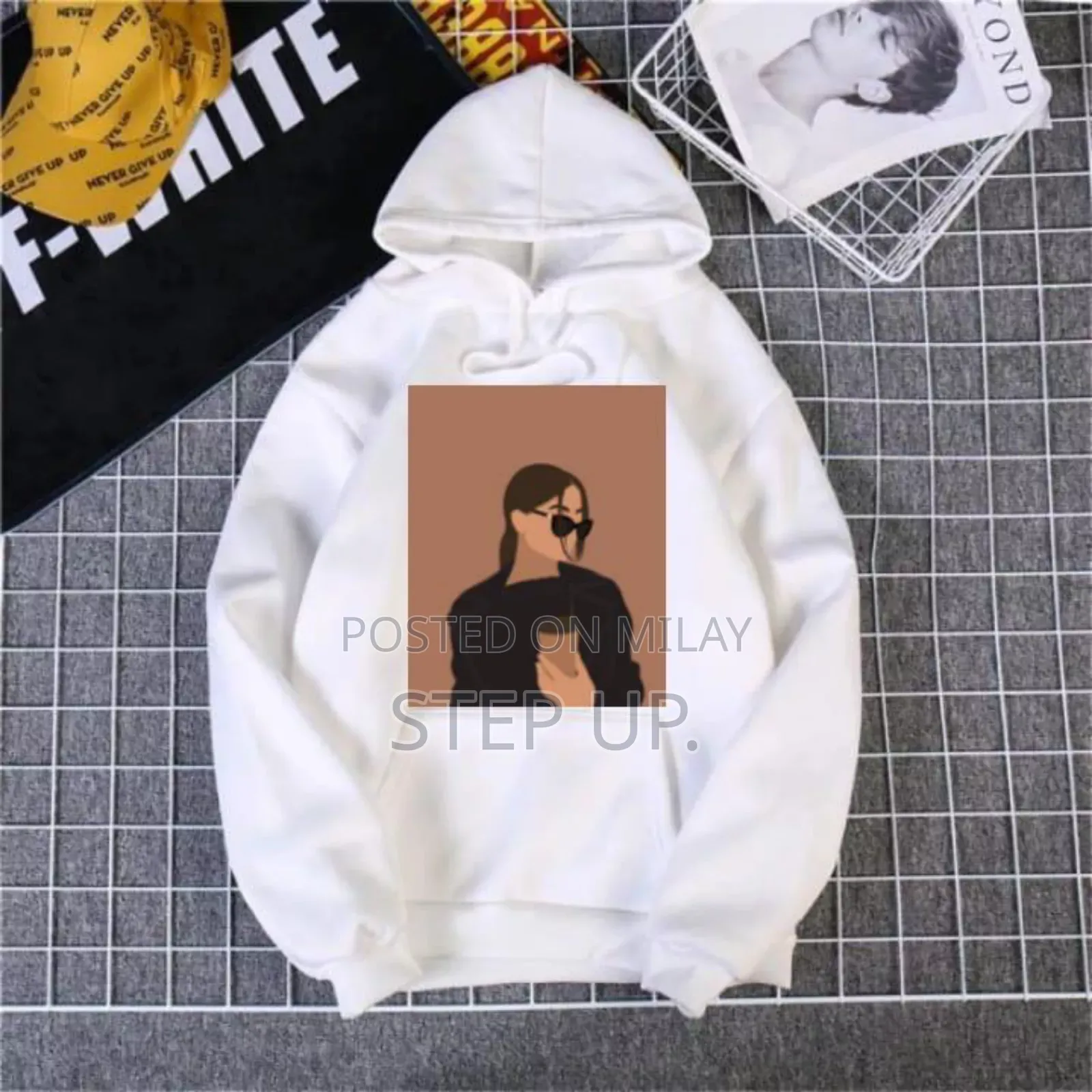 Women Stitched Felecee Printed Pull Over Hoodies