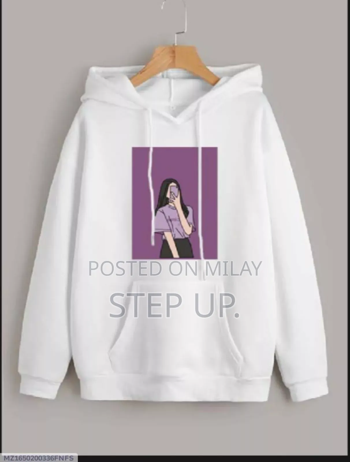 Women Stitched Felecee Printed Pull Over Hoodies