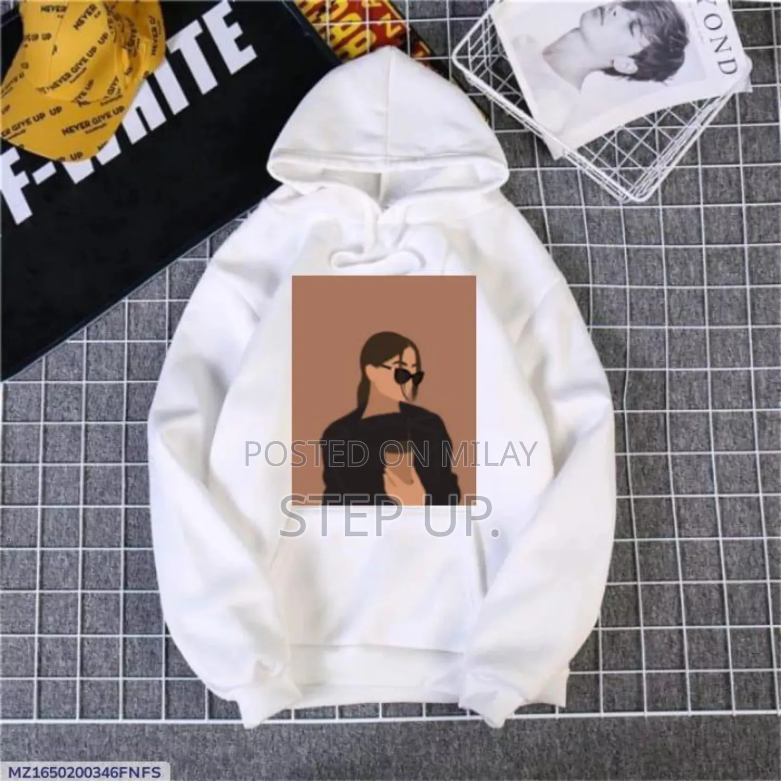 Women Stitched Felecee Printed Pull Over Hoodies