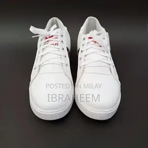 Men's White Rexine Casual Formal Sneakers - Multiple Sizes