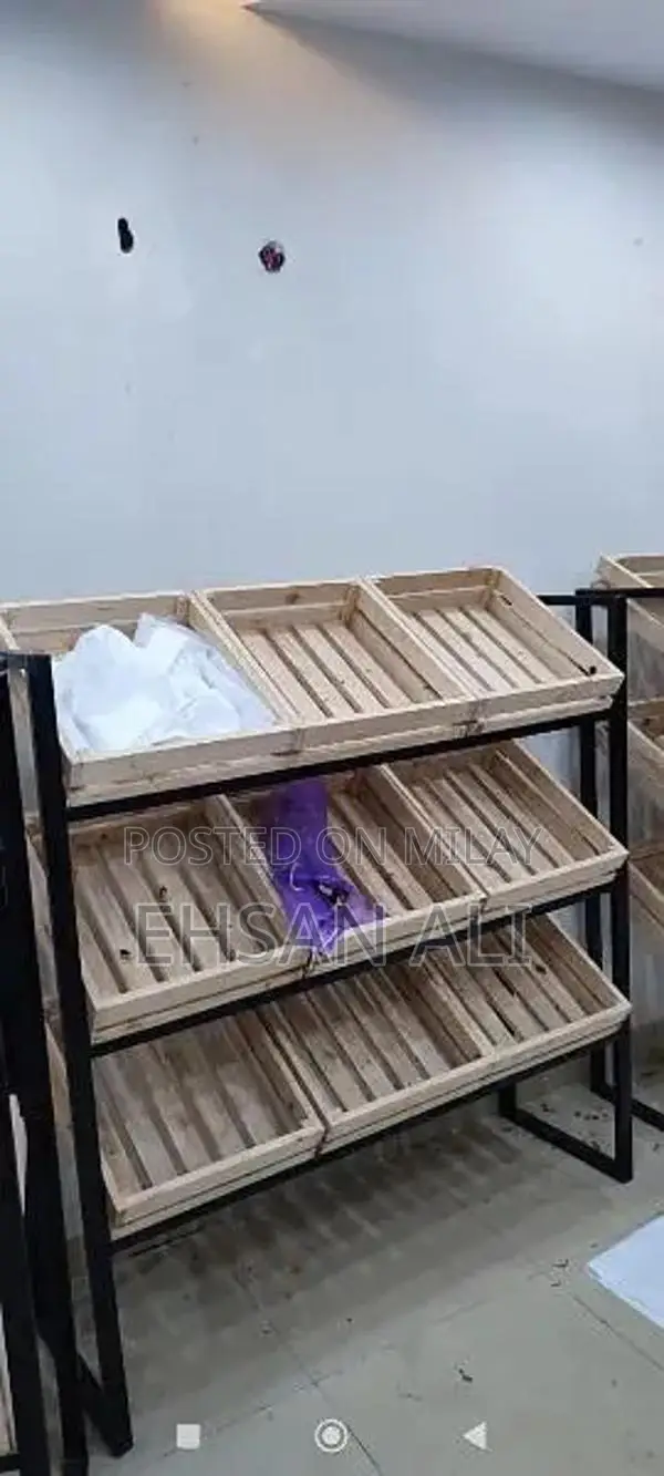 3 racks for shop store mart