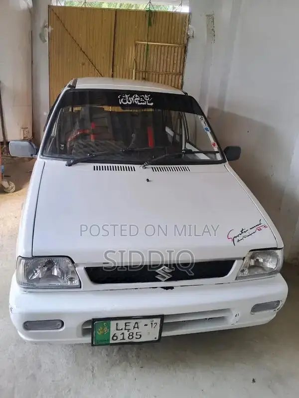 Mehran Car 2012 White Petrol Sedan