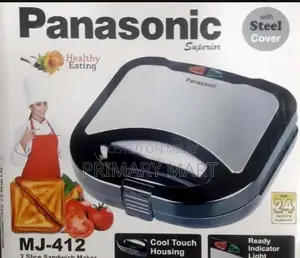 2-Slice Cool Touch Sandwich Maker with Easy Handling