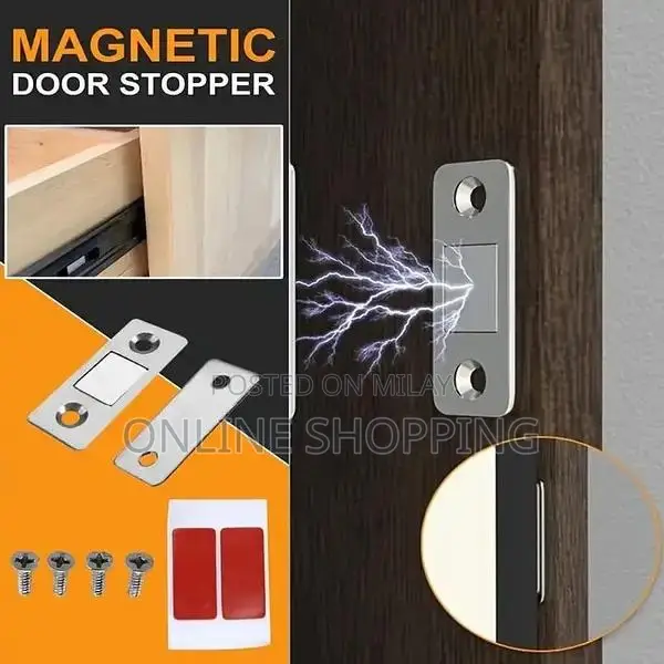 Magnetic Door Stopper - Strong Hold Home Door Accessory