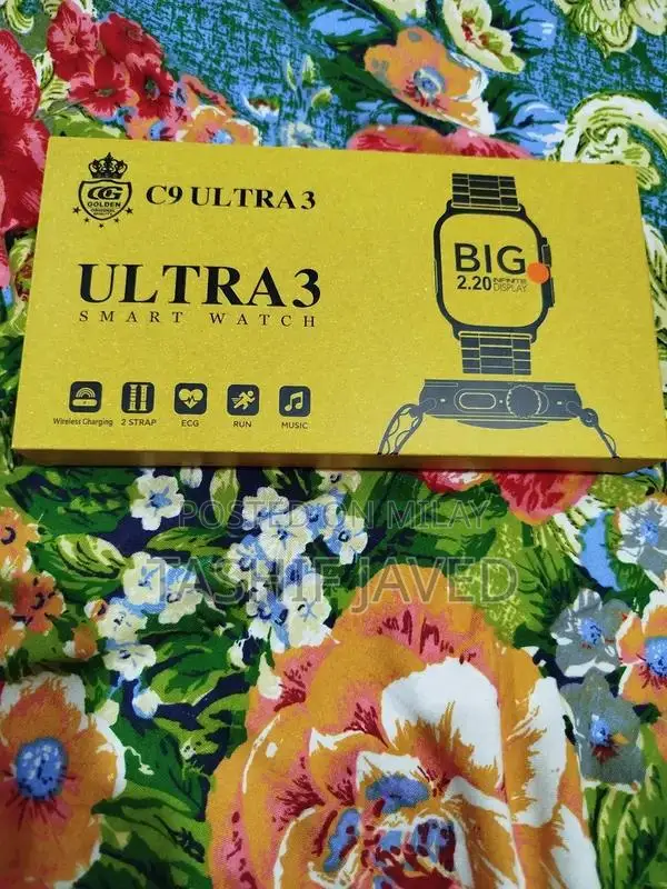 Ztfit Ultra 3 Smart Watch with Dual Straps and Original Packaging