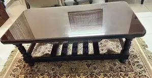 Solid Wood Coffee Table Set - Center and Side Tables