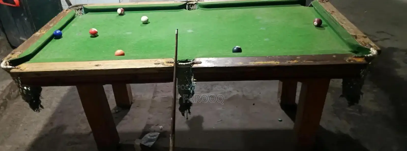 Snooker Table 6  by 3