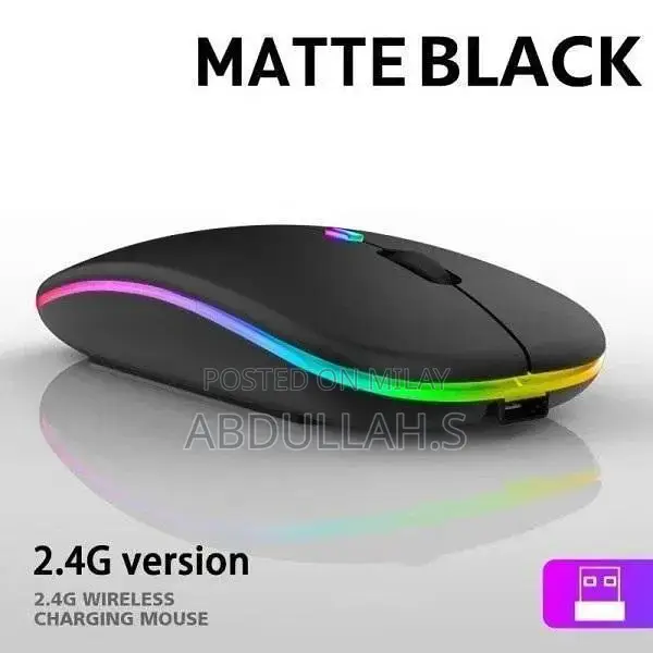 Dual-Mode Bluetooth Wireless Mouse with Silent Clicks